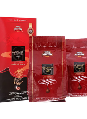 买2盒包邮/越南中原滴漏咖啡粉gourmet blend无蔗糖研磨黑咖啡