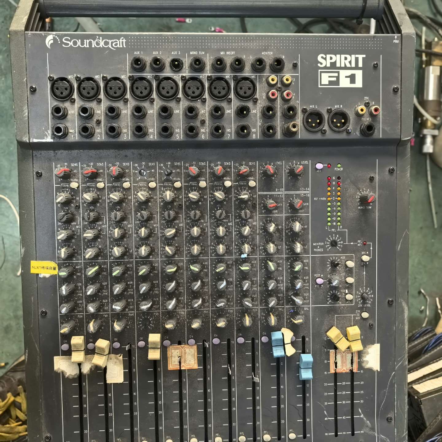 维修Soundcraft 调音台，配件价处理SPIRIT F1议价