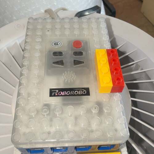 可维修ROBOROBO乐博乐博机器人主控板控制器蓝色外壳带接口成色