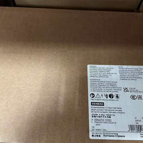 维修3RA6250-1DB32  SIRIUS 紧凑型负荷馈线议价