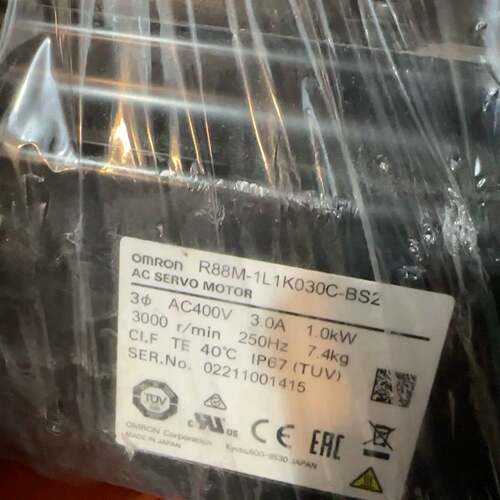 可议价欧姆龙电机R88M-1L1K030C-BS2 R88M-1L