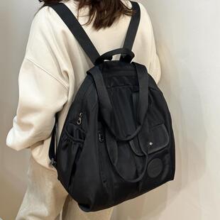 2024新款 秋冬简约百搭大容量背包出差旅行双肩包手提单肩包书包潮