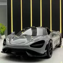 Mclaren 765Lt Simulation Alloy Car Model Room Dormitory Desktop Decoration Figurine Collection Ornament