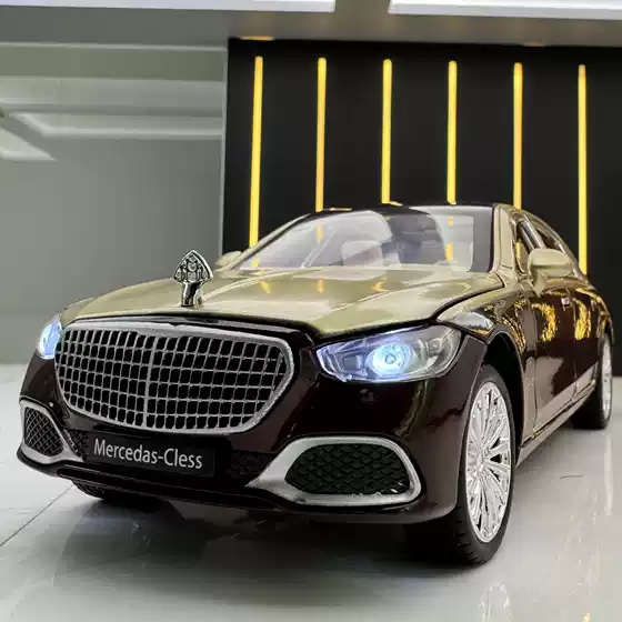 Maybach S680 Simulation Car Model Office Living Room Desktop Decoration Ornaments Wine Cabinet Entrance Cabinet Decoration