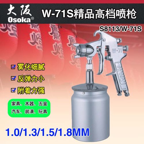 大阪W71喷枪W101家具木器喷漆枪