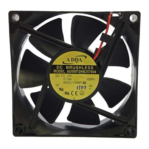 AD08012HB257004全新原装ADDA风机0.18A散热器8025风扇12V