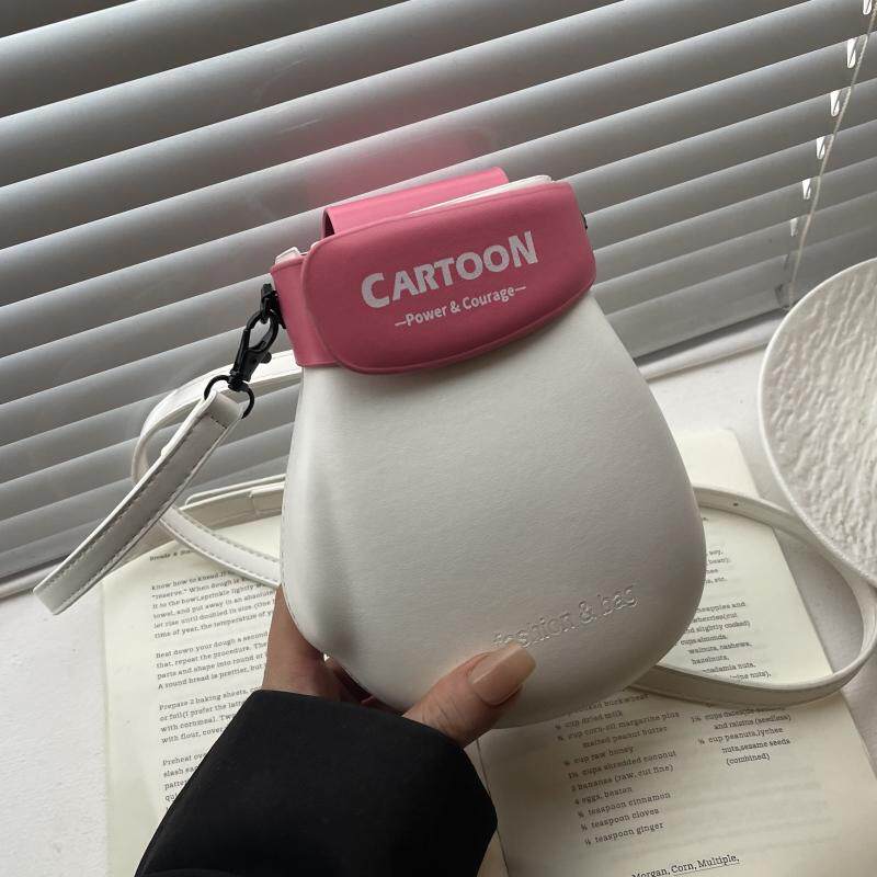 撞色包包女款2025新款潮流行小众设计感单肩包时尚百搭斜挎手机包