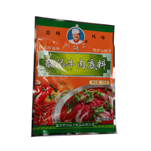 贵州特产贵州遵义黔北苗家风味刘胡子酸汤牛肉火锅底料调味料210g