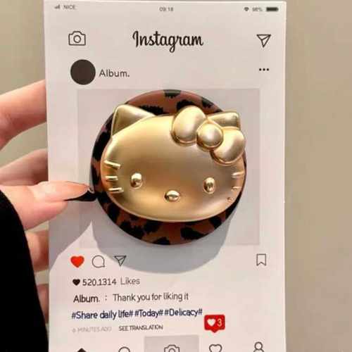 立体金属电镀KT立体感磁吸气囊支架3m胶粘贴懒人桌面看剧手持方便