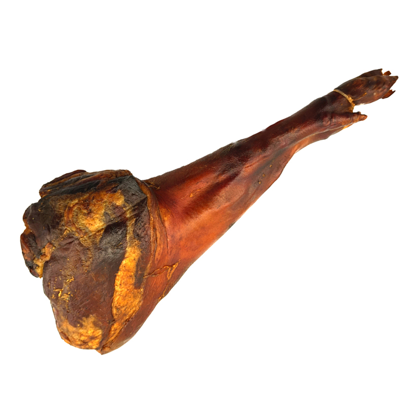 煙熏臘豬蹄湖北恩施土特產(chǎn)臘肉豬腳前蹄火腿散裝火腿4斤/只