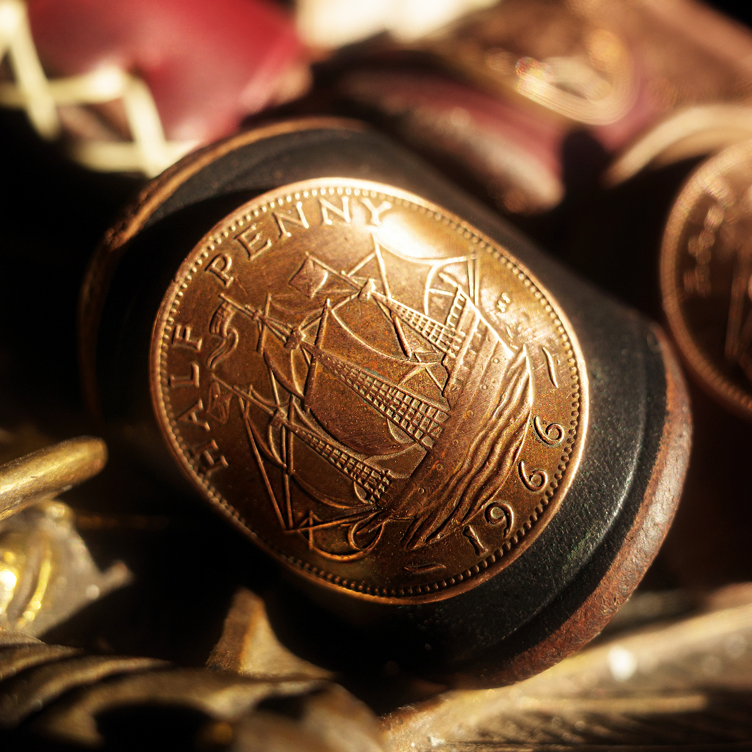 牛皮机车美式复古风丝巾方巾扣