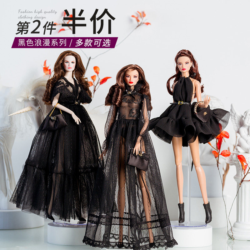 时尚爸比换装礼服超模娃娃衣服装潮玩具配件重工精致高品质收藏