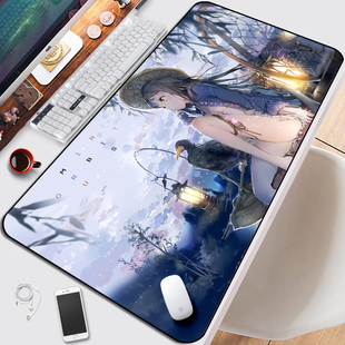 Aber尼禄马修黑贞德FOG命运新番FATE鼠标垫周边超大写字键盘桌垫