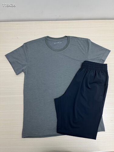 热区岛礁短袖内衣裤抗菌短裤套装T恤速干运动服体能服船员夏季