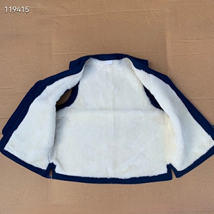 地勤羊剪绒皮马甲背心皮毛一体休闲保暖无袖坎肩陆地机修工皮坎肩