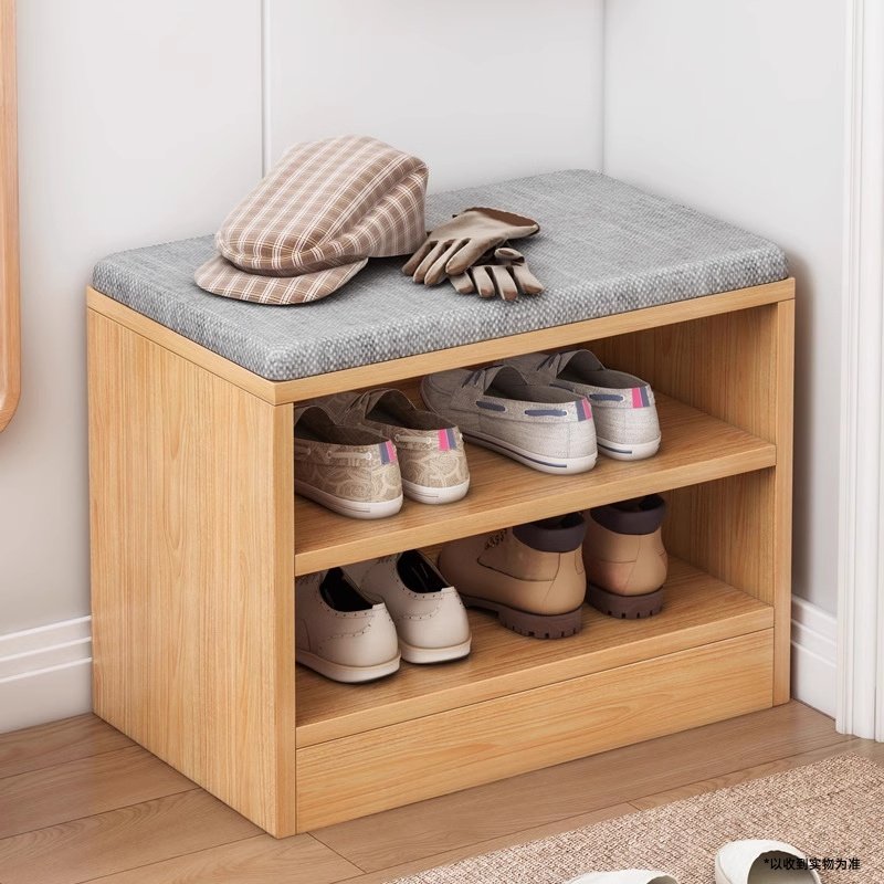 入户门鞋柜可坐家用门口带换鞋凳一体鞋架简约小尺寸转角收纳靠墙