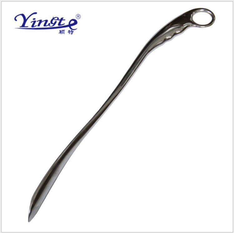 STAINLESS STEEL SHOEHORN METAL SHOEHORN SLIPPER SHOELACE DEVICE CAN BE HUNG ELONGATED SHOEHORN NON-BENDING SHOEHORN WHOLE