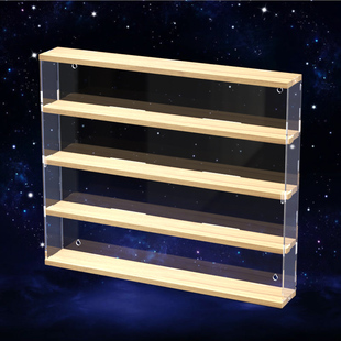 适用魔方收纳架桌面多层小型魔方展示柜方块模型可挂墙透明展示盒