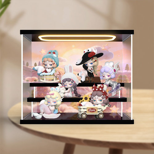 适用AYOR TOYS X DODOSUGAR Miss RARA 人生主角系列灯光展示盒