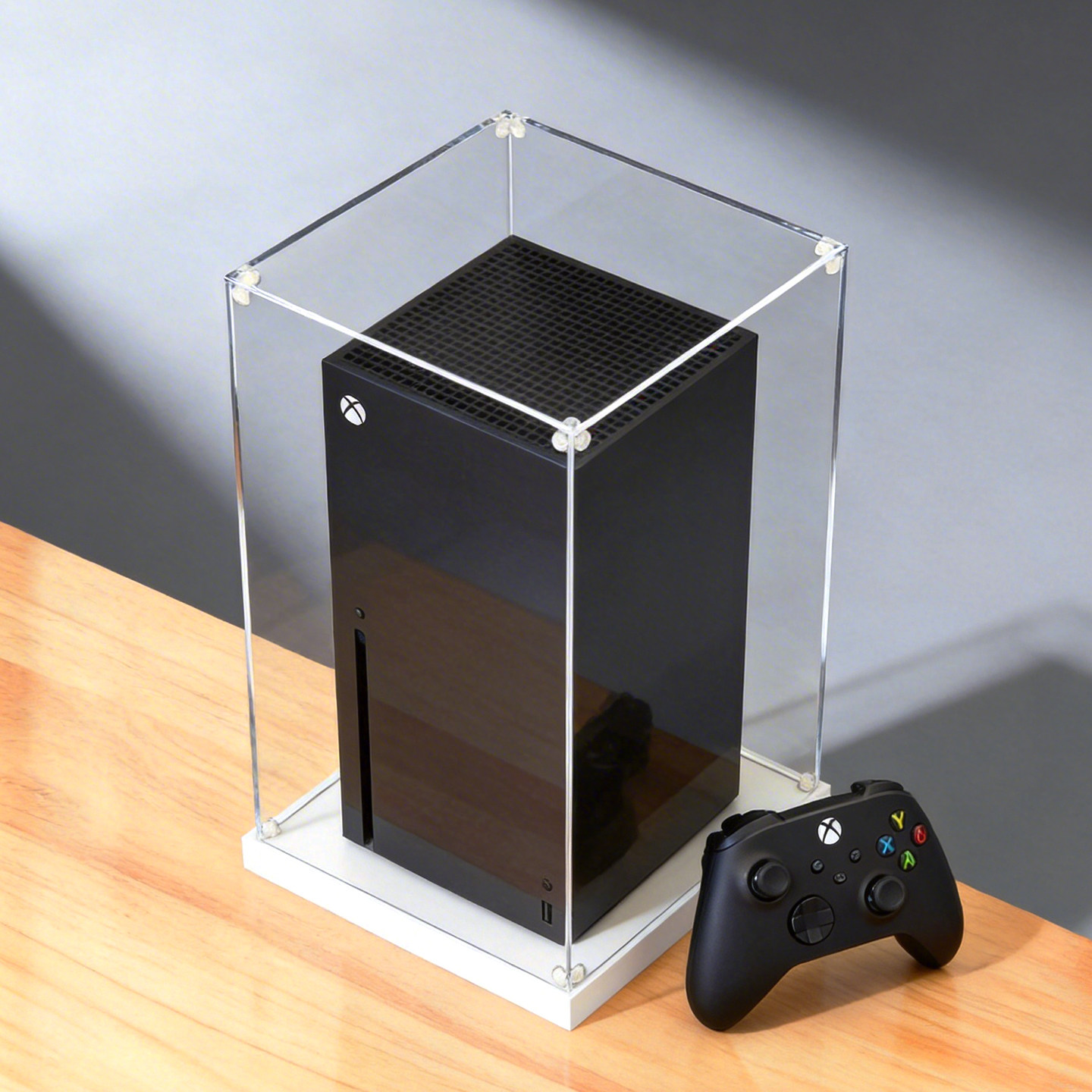 适用于微软Xbox Series S/X主机防尘罩 XSS XSX 游戏主机亚克力罩图片