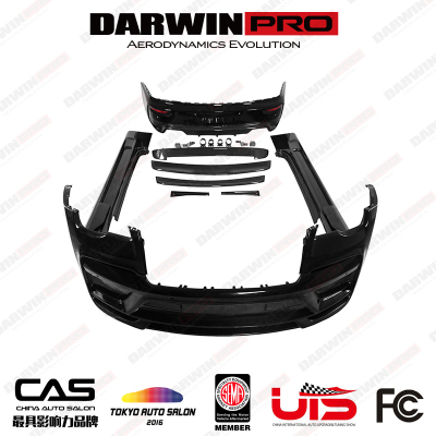 DarwinPRO劳斯莱斯魅影曜影的Black Sails版改装碳纤维前后杠侧裙