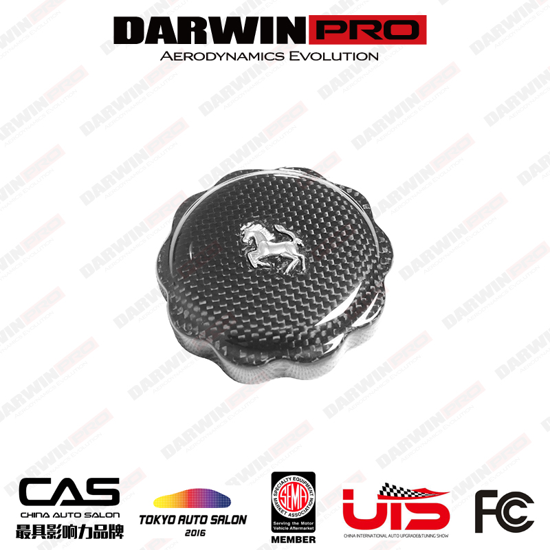 DarwinPRO 法拉利F488 812 OEM版 干碳纤维 机油盖口 机油盖
