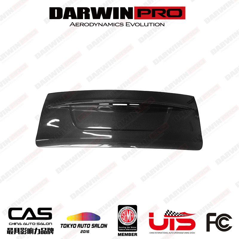 DarwinPRO Smart For Two 改装碳纤维后备箱盖板 尾箱盖