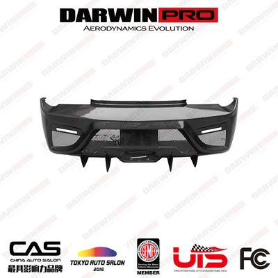 DarwinPRO 法拉利 458 BlackSails 改装 碳纤维 后杠