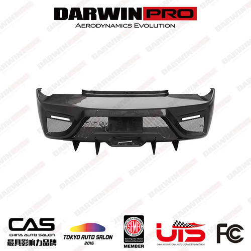 DarwinPRO 法拉利458 Black Sails改装碳纤维后杠