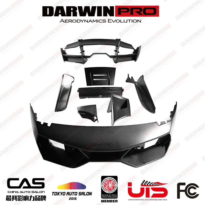 DarwinPRO 兰博基尼蝙蝠MurcielagoLP640改装LP670碳纤维大包围