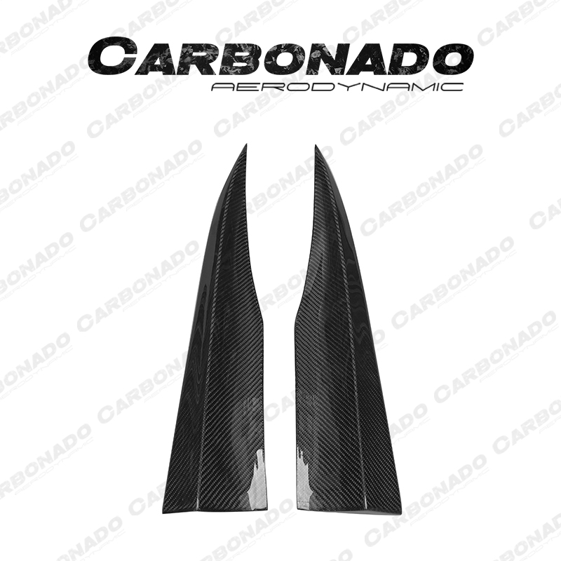 Carbonado 奔驰 W204 C63 AMG Revozprt  改装碳纤维后杠包角风刀