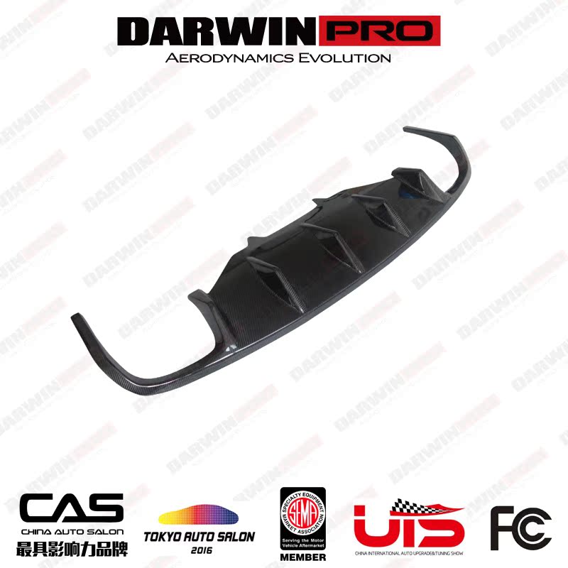 DarwinPRO 保时捷Macan TOP CAR 改装碳纤维后唇后扰流
