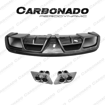 Carbonado奔驰 W117 CLA45 AMG Piecha 改装包围 碳纤维 后唇尾嘴