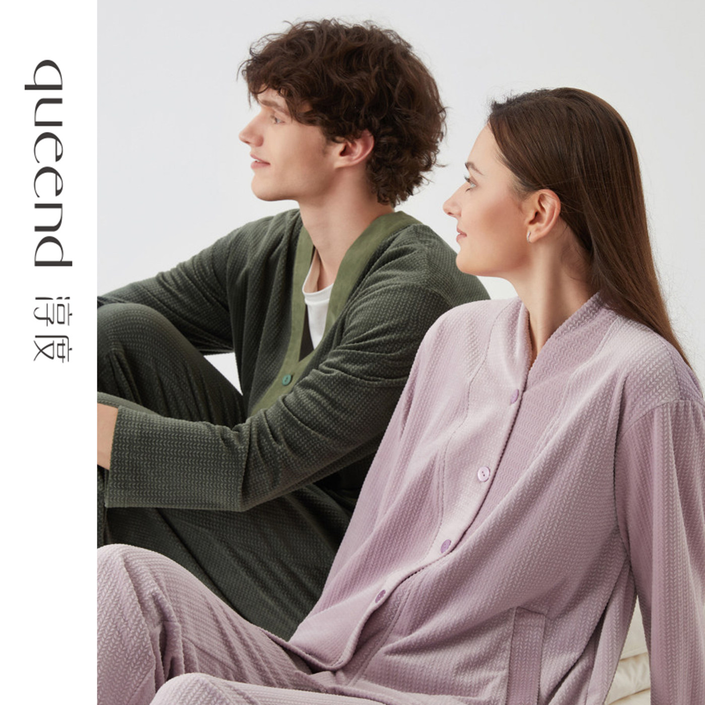 淳度海岛绒情侣睡衣男士秋冬款开衫珊瑚绒冬天可外穿家居服女薄绒,女士内衣/男士内衣/家居服,睡衣/家居服套装,淘宝优惠券,粉丝福利购,淘宝优惠卷