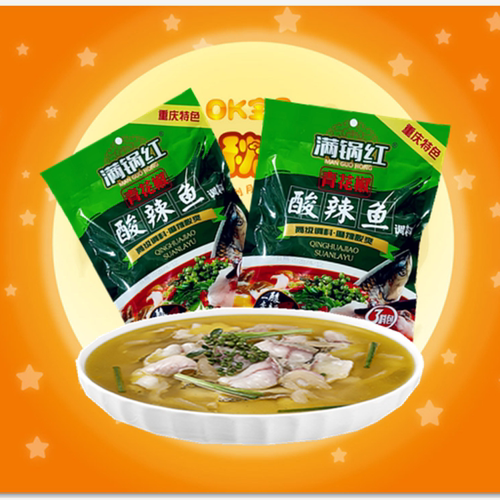 满锅红青花椒酸辣鱼320克/包