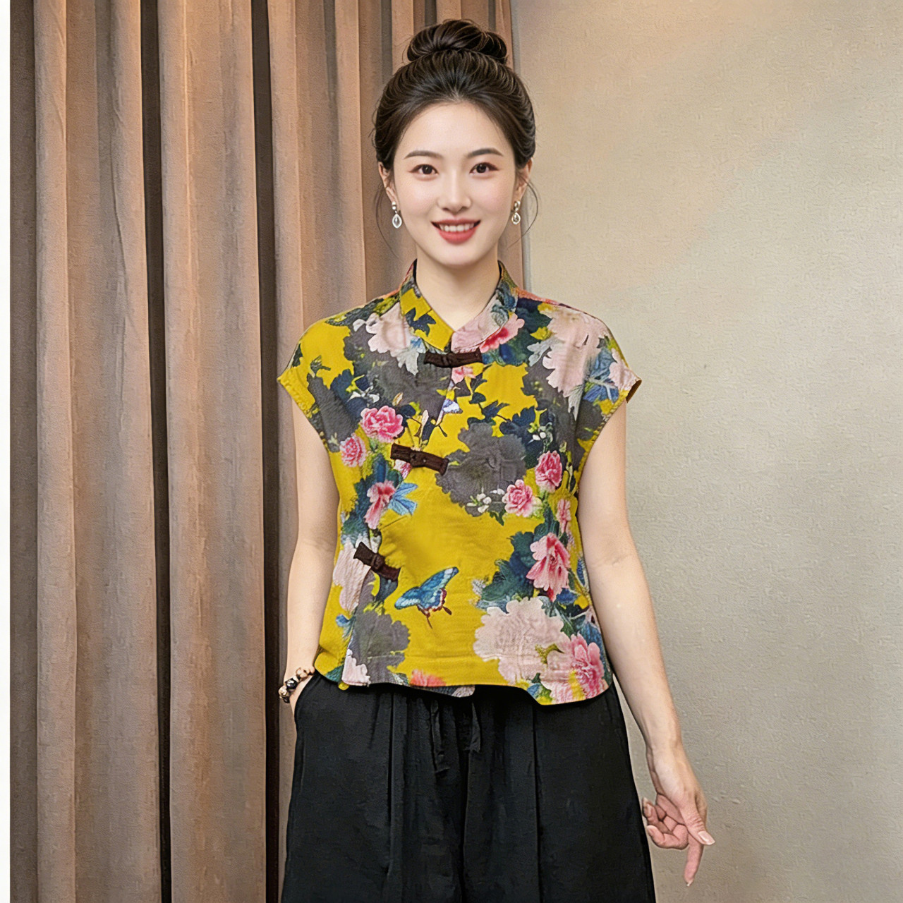 民族风时尚宽松妈妈棉质爆款女士