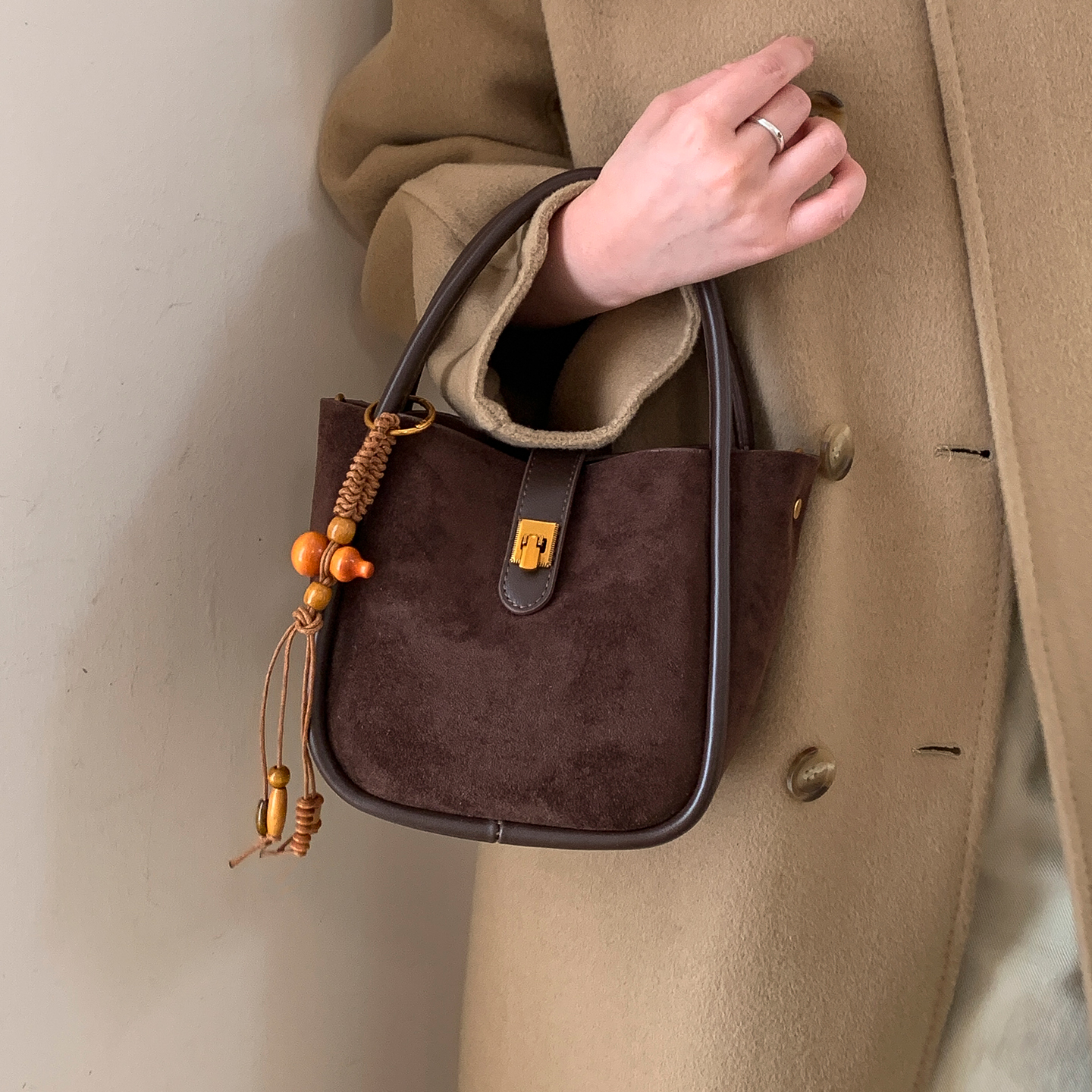 ZATZ手拎菜篮子水桶包斜挎包