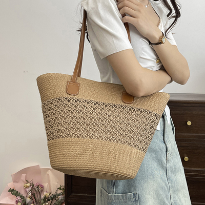 休闲百搭沙滩度假草编包