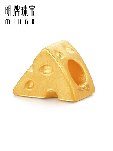 明牌珠宝可爱奶酪3d硬金