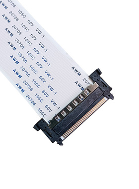 4K液晶电视显示屏线 41/51P芯针I-PEX接头LVDS对线接口逻辑软排线