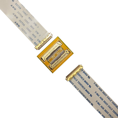 EDP转接线头IPEX屏线连接器30/40pin脚位20454/55母座0.5对接插头
