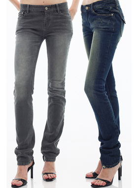 【JelloJeans】Low-rise Bootcut进口土耳其棉靴型微弹低腰牛仔裤