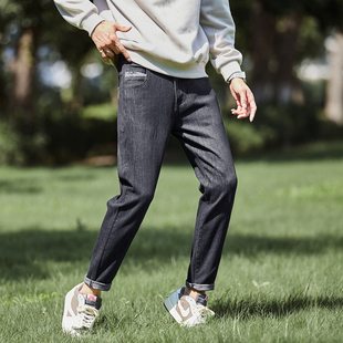 唐狮直筒牛仔裤男款2026春装新款宽松显瘦设计感潮牌痞帅炸街裤子