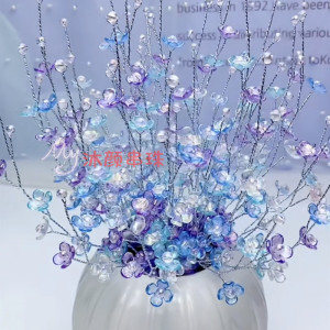 亚克力炫彩四叶花满天星