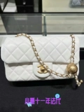 Chanel/Chanel CF Mini Women's Sag Классическая маленькая золотая мяч для рта сумки для мешки для цепи на плече