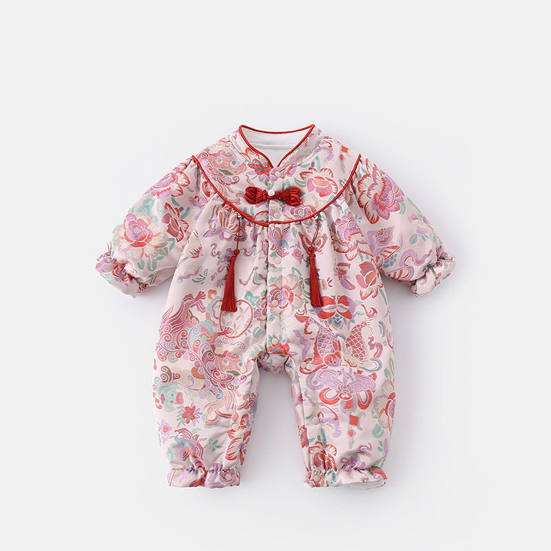 婴儿衣服秋冬装婴幼儿加绒夹棉连体衣国风百天周岁礼服冬季外出服,童装/婴儿装/亲子装,连身衣/爬服/哈衣,淘宝优惠券,粉丝福利购,淘宝优惠卷