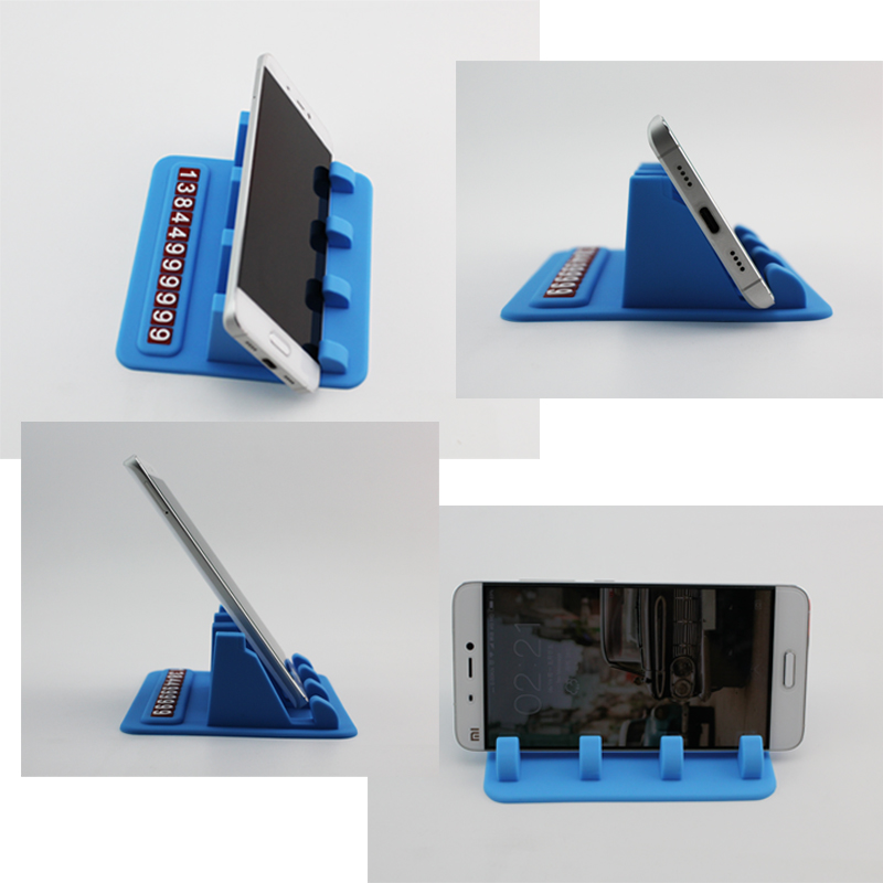 临时硅胶通用防滑垫车载手机支架