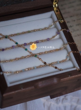 天然水晶日常叠戴极细手链