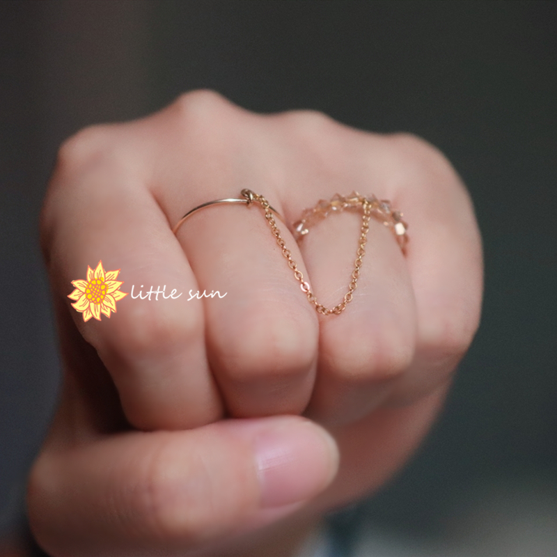 太阳原创风施家双指链条编织绕线