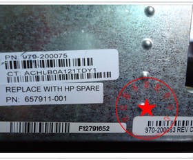 HP 3PAR StoreServ 10000 服务器风扇 657911-001 979-200075
